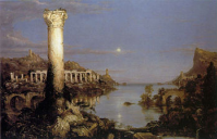 Desolation, the final painting in Thomas Cole's five-painting series The Course of Empire