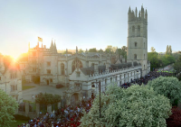 Magdalen College, Oxford, where Lewis was a fellow while many of these letters were written